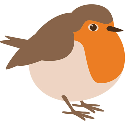 hungry robin gardening services in Reading logo